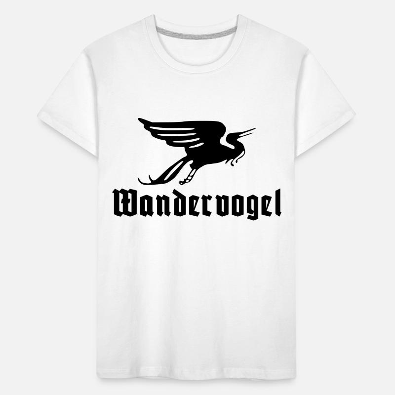 Wandervogel text Kinder Premium Bio T-Shirt