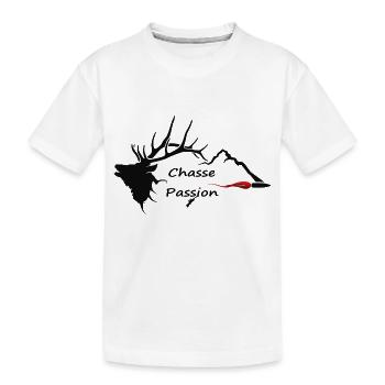 chasse - T-shirt bio Premium Enfant - blanc - Devant