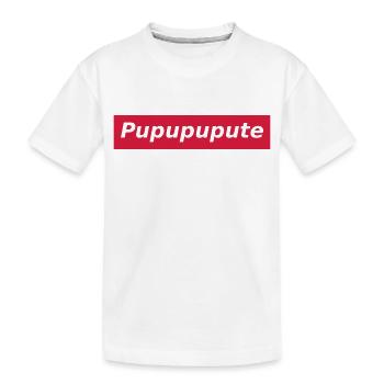 Pupupupute - T-shirt bio Premium Enfant - blanc - Devant