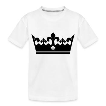 Couronne - T-shirt bio Premium Enfant - blanc - Devant