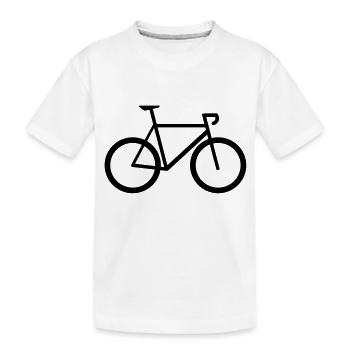 velo de course - T-shirt bio Premium Enfant - blanc - Devant