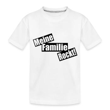 mes roches de famille - T-shirt bio Premium Enfant - blanc - Devant