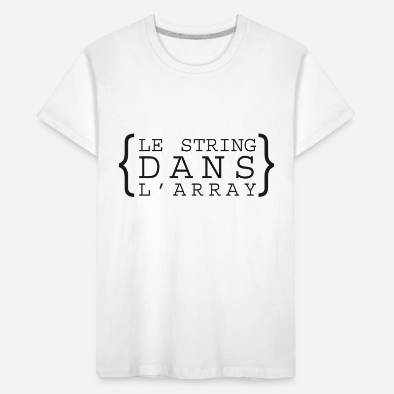 lestringdanslarray T-shirt bio Premium Enfant