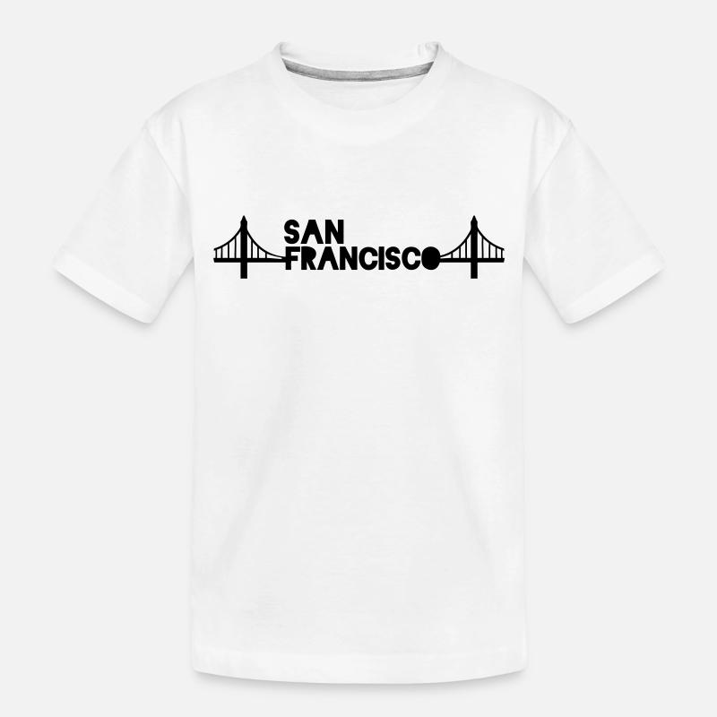 San Francisco - Kinder Premium Bio T-Shirt - Weiß