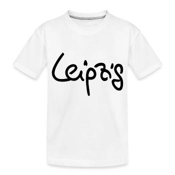 Leipzig - Kinder Premium Bio T-Shirt - Weiß - Vorne