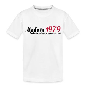 1979 - Kinder Premium Bio T-Shirt - Weiß - Vorne