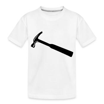 marteau - T-shirt bio Premium Enfant - blanc - Devant