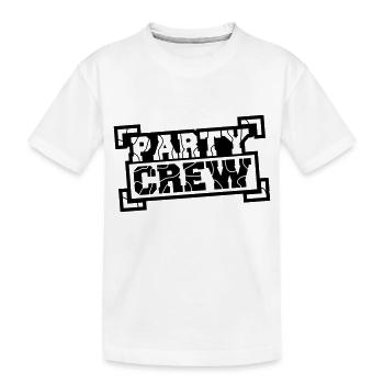 Party Crew Stamp Design - T-shirt bio Premium Enfant - blanc - Devant