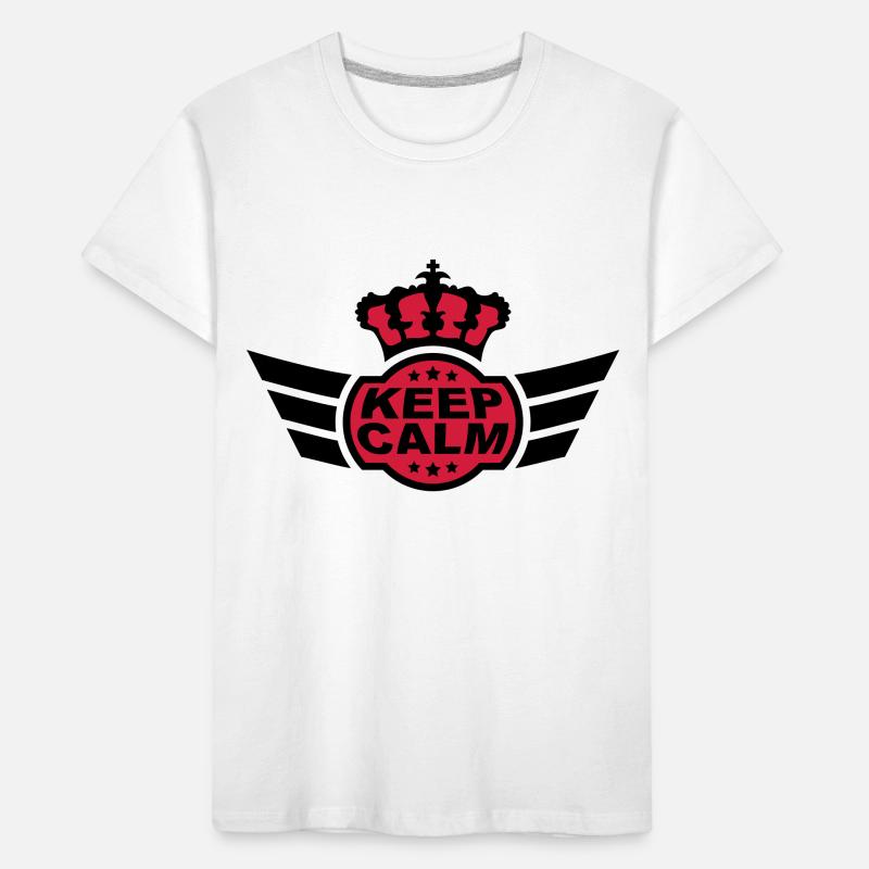 Keep Calm Kinder Premium Bio T-Shirt