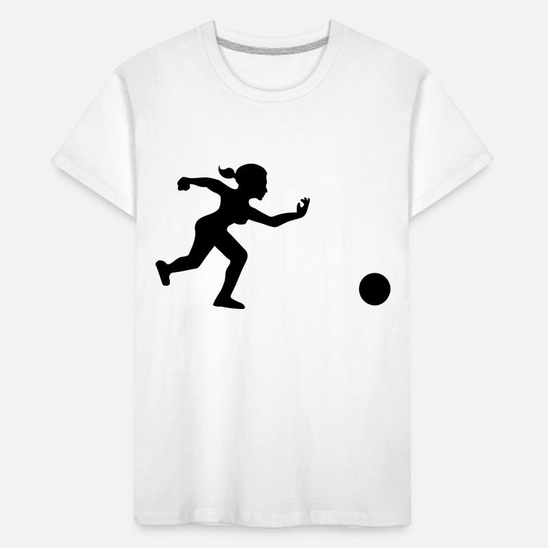 joueuse de bowling lance sa boule T-shirt bio Premium Enfant