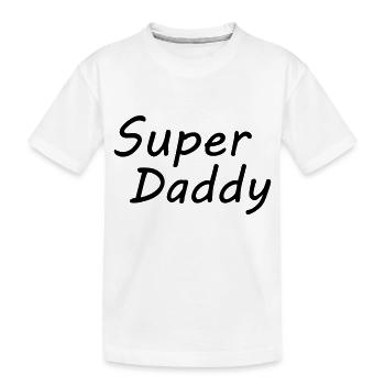 Super Daddy - T-shirt bio Premium Enfant - blanc - Devant