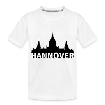 Hannover - Kinder Premium Bio T-Shirt - Weiß - Vorne