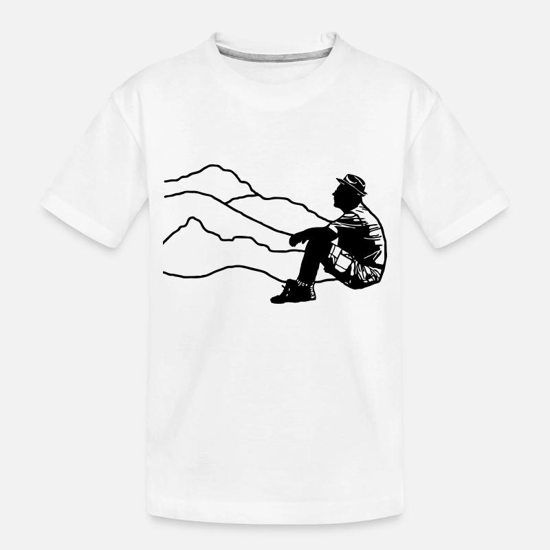 pause randonnée - T-shirt bio Premium Enfant - blanc