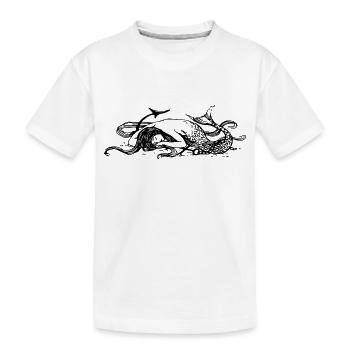 Sleeping mermaid - T-shirt bio Premium Enfant - blanc - Devant