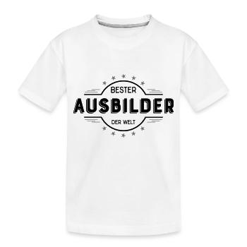 ausbilder - Kinder Premium Bio T-Shirt - Weiß - Vorne