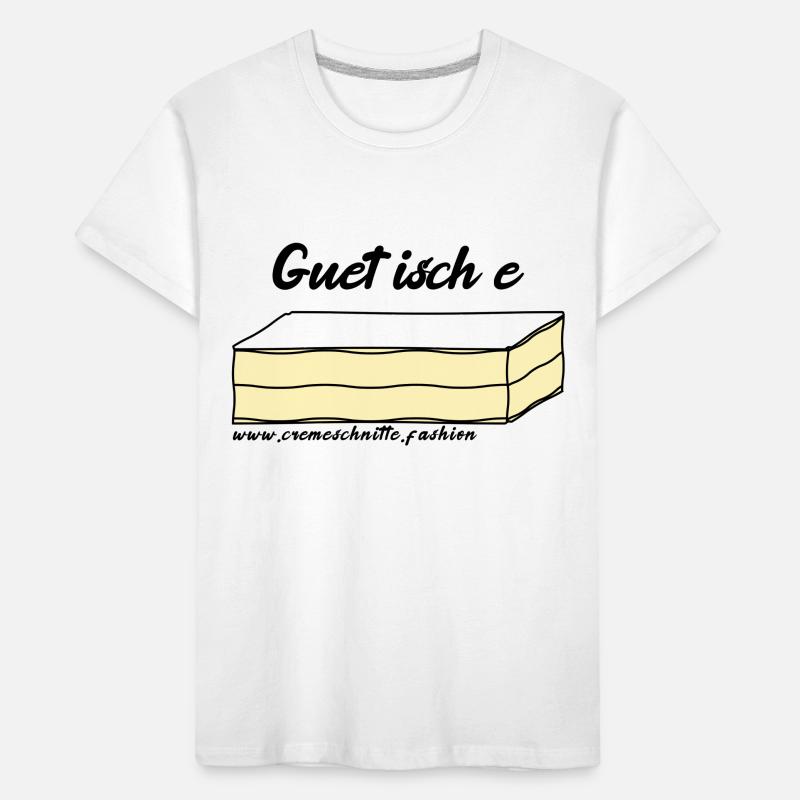 Guet isch e Cremeschnitte Kinder Premium Bio T-Shirt