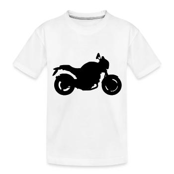  Monster - Kinder Premium Bio T-Shirt - Weiß - Vorne