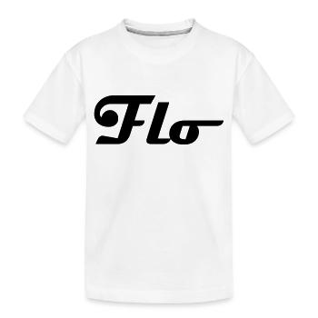 flo - Kinder Premium Bio T-Shirt - Weiß - Vorne