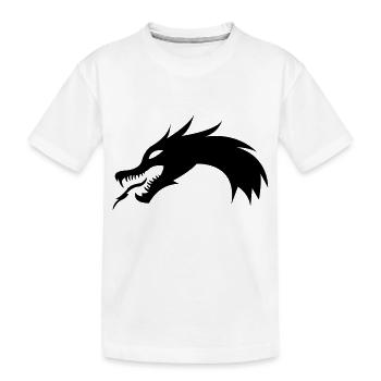 Dragon - Kinder Premium Bio T-Shirt - Weiß - Vorne