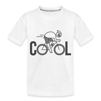 cool bike radfahrer bike bikes bikes cool - Kinder Premium Bio T-Shirt - Weiß - Vorne
