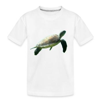 Tortue - T-shirt bio Premium Enfant - blanc - Devant