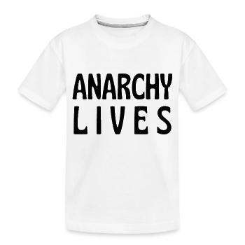 anarchy lives - T-shirt bio Premium Enfant - blanc - Devant