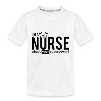 Infirmier - T-shirt bio Premium Enfant - blanc - Devant