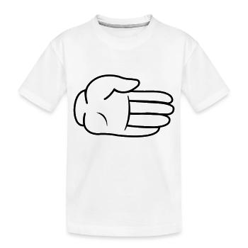 Bande dessinée à main - T-shirt bio Premium Enfant - blanc - Devant