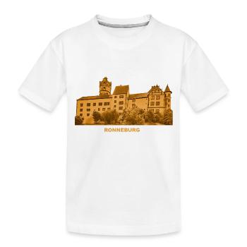 Ronneburg Burg Museum Hessen Altwiedermus - Kinder Premium Bio T-Shirt - Weiß - Vorne