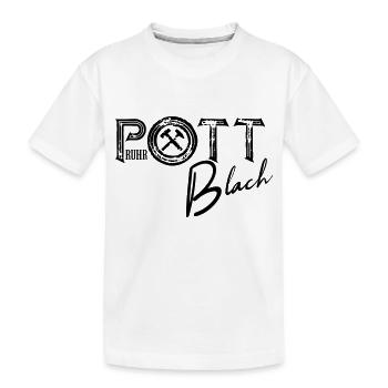 Ruhrpott Blach - Kinder Premium Bio T-Shirt - Weiß - Vorne