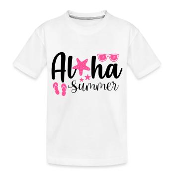 Aloha Été - T-shirt bio Premium Enfant - blanc - Devant