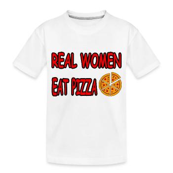Pizza - T-shirt bio Premium Enfant - blanc - Devant