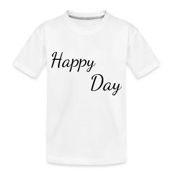 Happy Day - T-shirt bio Premium Enfant - blanc - Devant