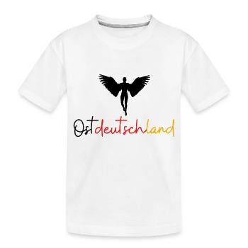 Ostdeutschland - Kinder Premium Bio T-Shirt - Weiß - Vorne