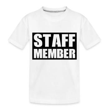 Membres du personnel - T-shirt bio Premium Enfant - blanc - Devant