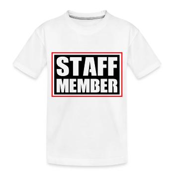 Membres du personnel - T-shirt bio Premium Enfant - blanc - Devant