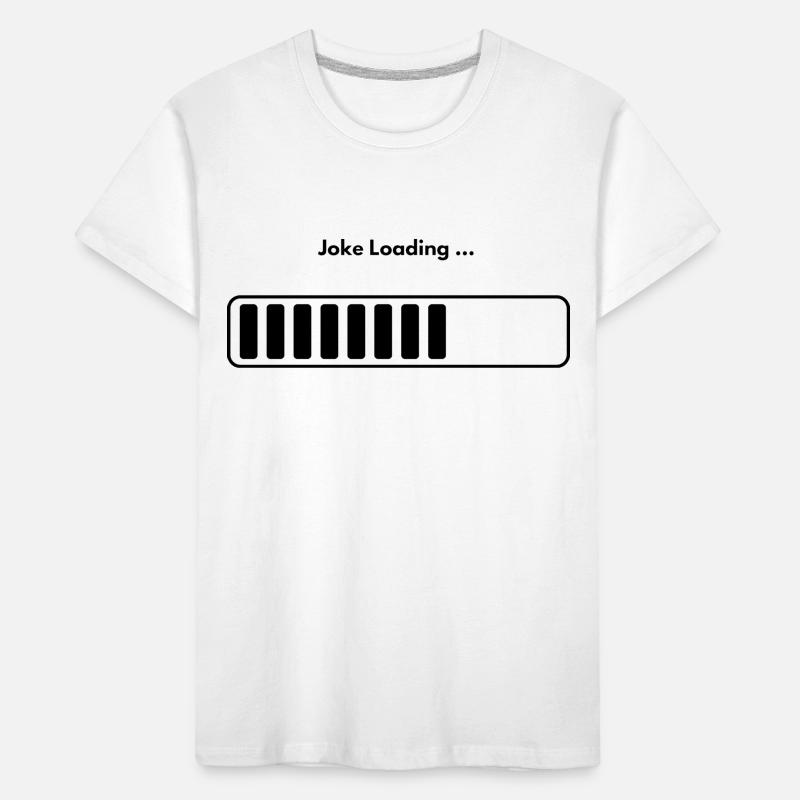 "Joke Loading" Loading Bar Kids' Premium Organic T-Shirt