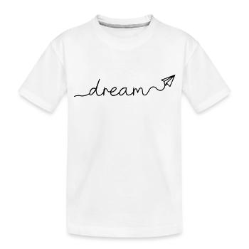 TRAUM - Kinder Premium Bio T-Shirt - Weiß - Vorne