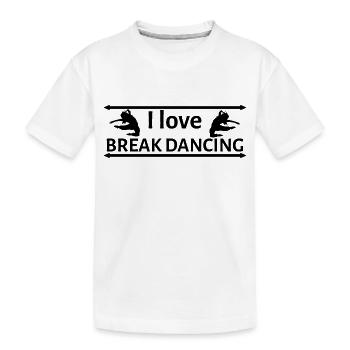 Danse Danse Musique - T-shirt bio Premium Enfant - blanc - Devant