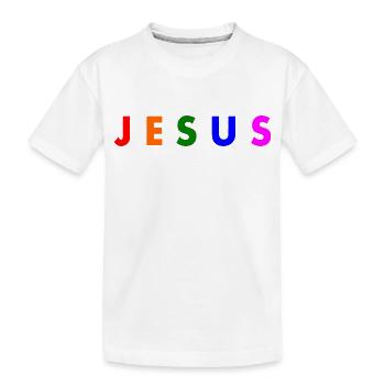 Jesus - T-shirt bio Premium Enfant - blanc - Devant