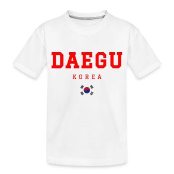 Daegu Corée - T-shirt bio Premium Enfant - blanc - Devant
