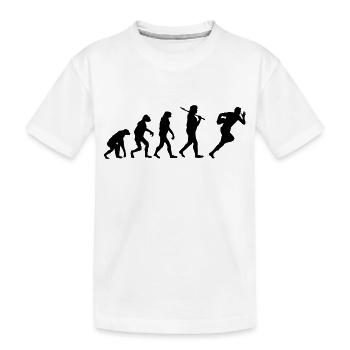 Rugby - Kids' Premium Organic T-Shirt - white - Front