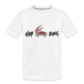 Hamburg - Kids' Premium Organic T-Shirt - white - Front