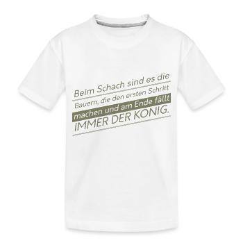 Dictons fermiers drôles - T-shirt bio Premium Enfant - blanc - Devant