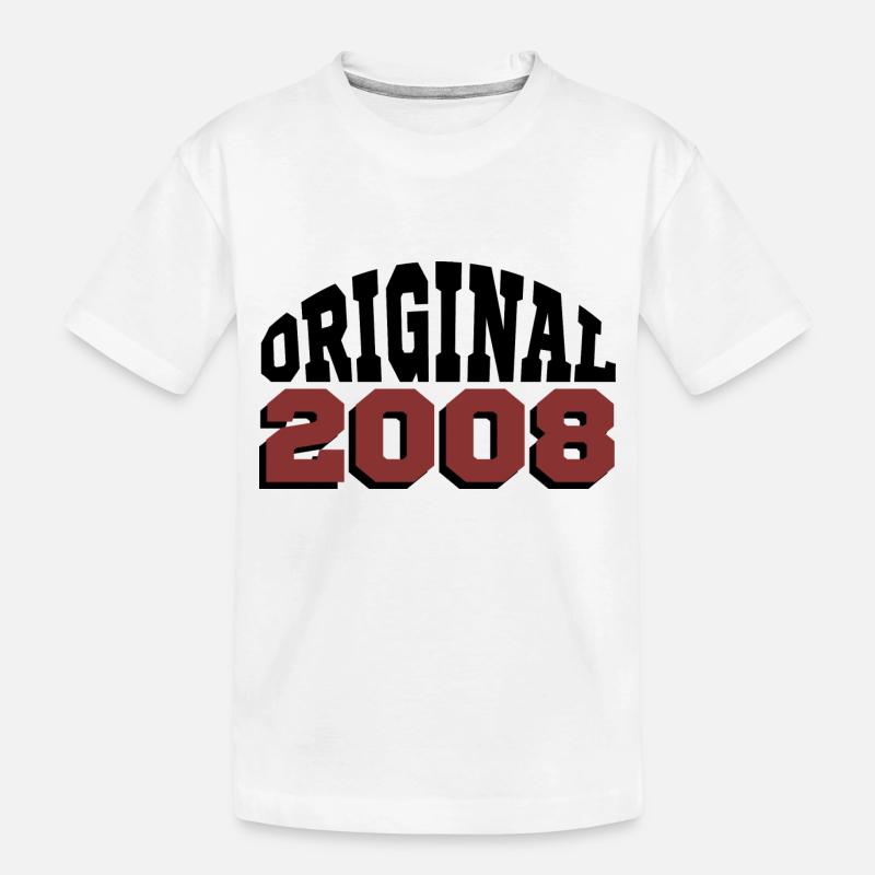 Original 2008 - Kinder Premium Bio T-Shirt - Weiß