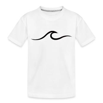 Vague vague Surf Eau Rat Surfer - T-shirt bio Premium Enfant - blanc - Devant