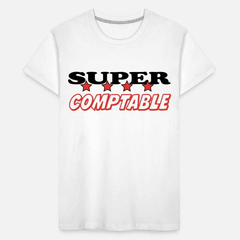 SUPER COMPTABLE T-shirt bio Premium Enfant