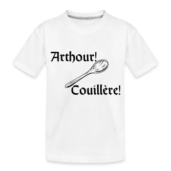 Arthour Couillère - T-shirt bio Premium Enfant - blanc - Devant