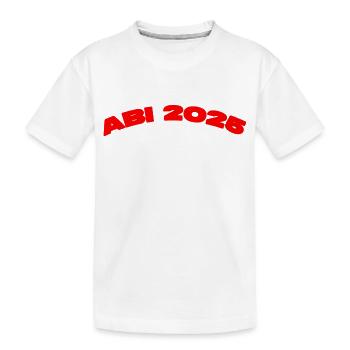 ABI 2025 – Wir lassen’s krachen! 🎉 - Kinder Premium Bio T-Shirt - Weiß - Vorne