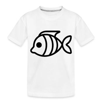 Poisson - T-shirt bio Premium Enfant - blanc - Devant
